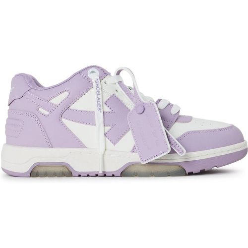 Off-White Womens Off White Out Of Office Low Top Trainers in Lavander/White - Lilac