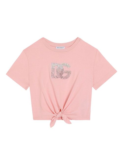 Tied T-shirt - Pink