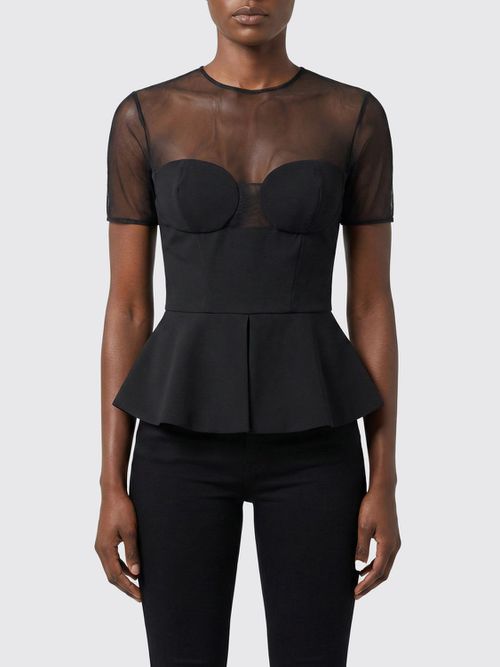 Top Woman color Black