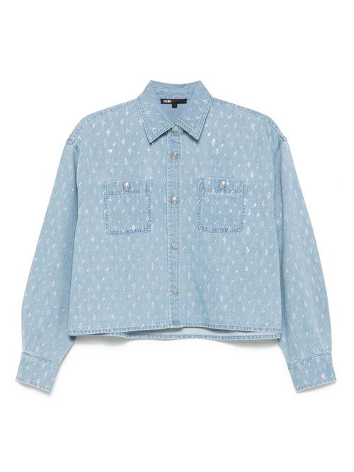 Cotton denim shirt - Blue