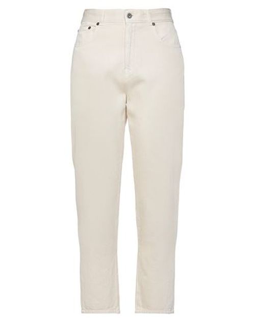 Woman Jeans Beige Size 30 Cotton
