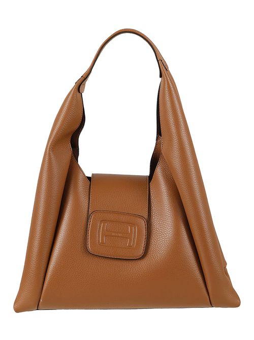 H Embossed Hobo Bag