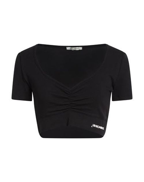 Woman Top Black Size XS Cotton, Elastane