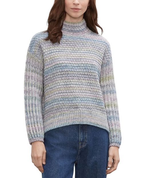 Spacedye Texture Wool-Blend Top