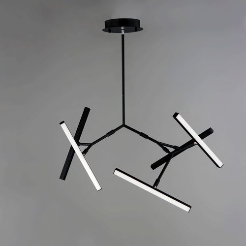Black LED Pendant from the Robotica Collection