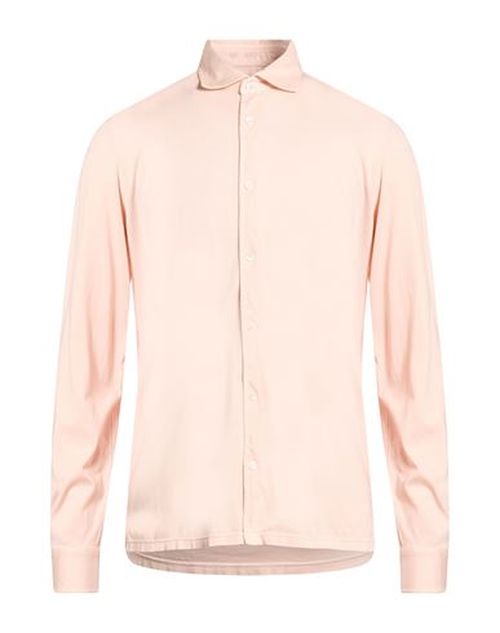 Man Shirt Light pink Size 40 Organic cotton