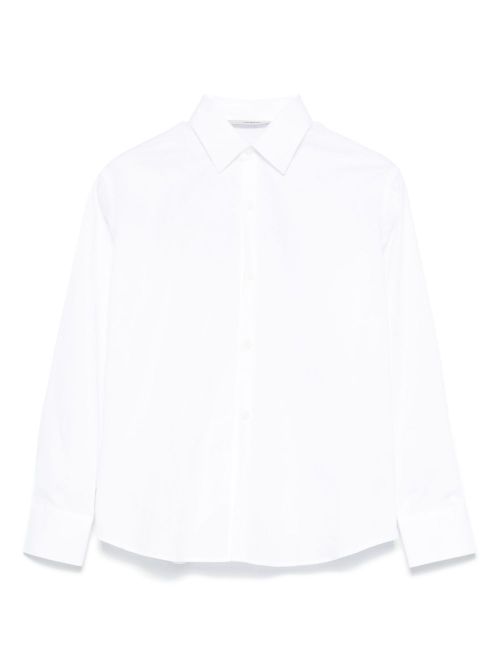 Long-sleeve button-up shirt - White