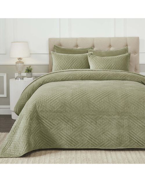 Superior Karina Velvet Lightweight Quilt Set
