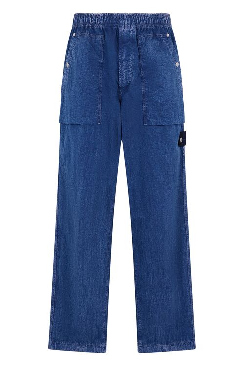 Technical Polyamide Trousers — Blue