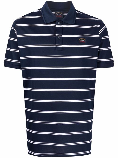 Save The Sea organic cotton polo shirt - Blue