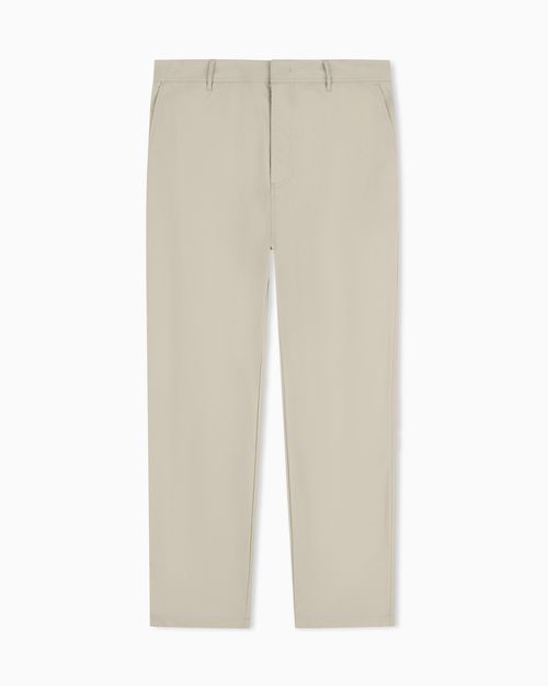 Classic trousers in cotton blend tailored line