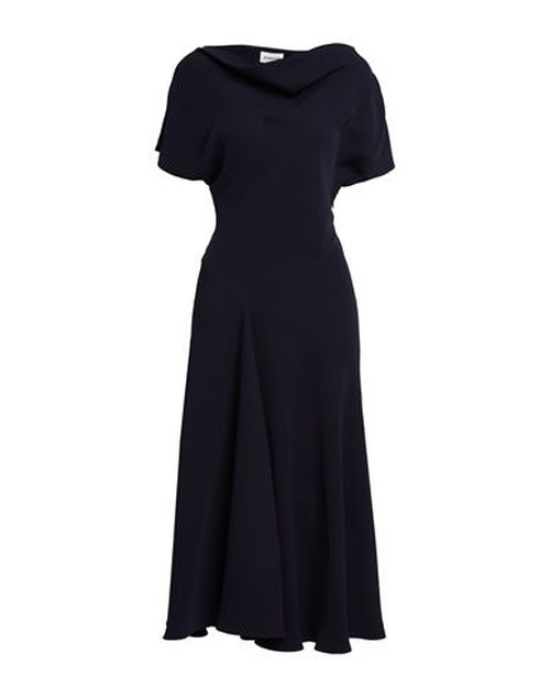 P. a.r. o.s. h. Woman Maxi dress Midnight blue Size L Polyester