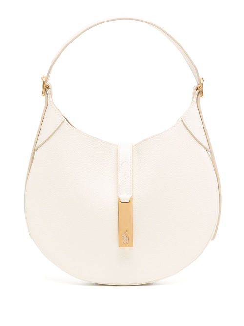 Small Polo ID shoulder bag - White