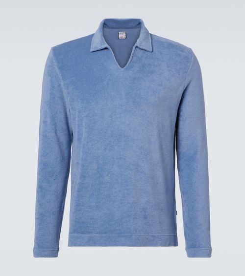 Fedeli Peter cotton terry polo shirt