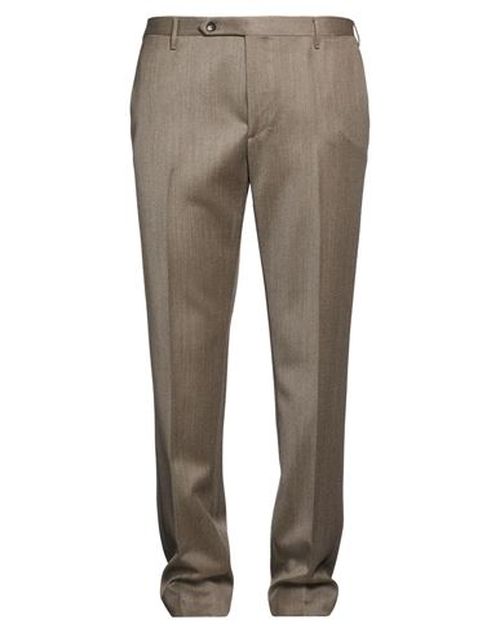 Man Pants Khaki Size 40 Virgin Wool