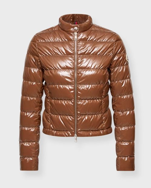Moncler Jacket Papillon Short Down Brown MONCLER