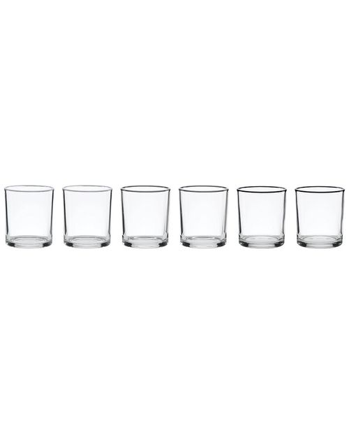 24 Seven Set Of 6 Pumice Medium Tumblers