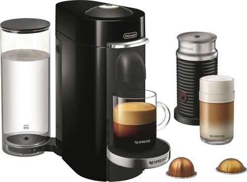 Nespresso Vertuo Plus Deluxe Coffee & Espresso Machine with Aerocinno - Piano Black