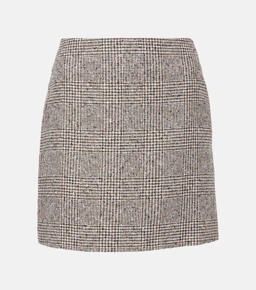 Blazé Milano Coci linen-blend miniskirt