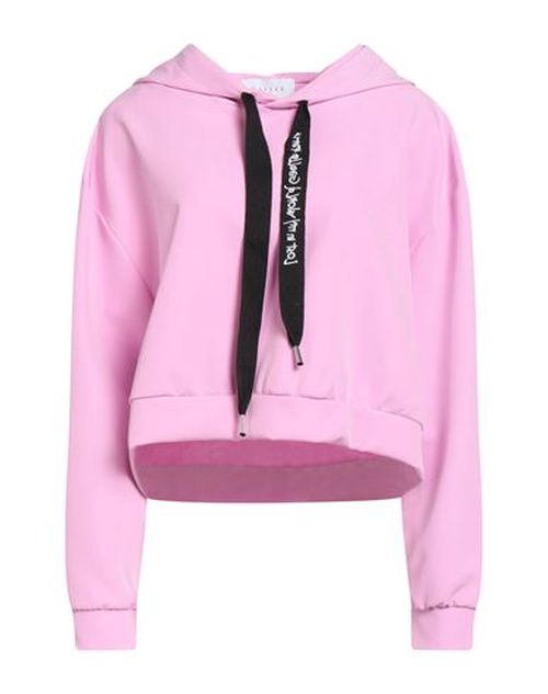 Woman Sweatshirt Pink Size 1 Polyester, Elastane