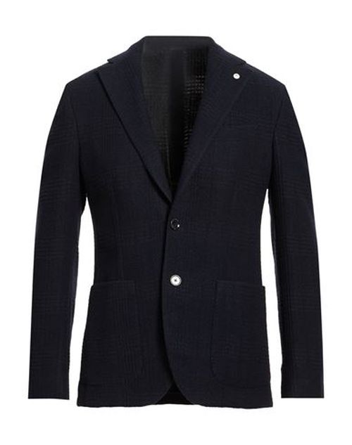 L. b.m. 1911 Man Blazer Navy Size 38 Virgin Wool, Nylon, Viscose