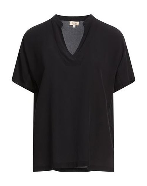 Woman Top Black Size S Silk