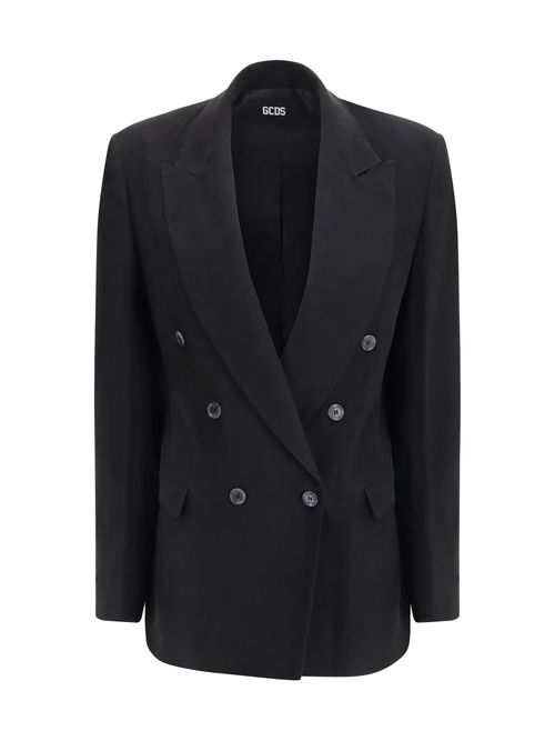 Double-Breasted Blazer — Black
