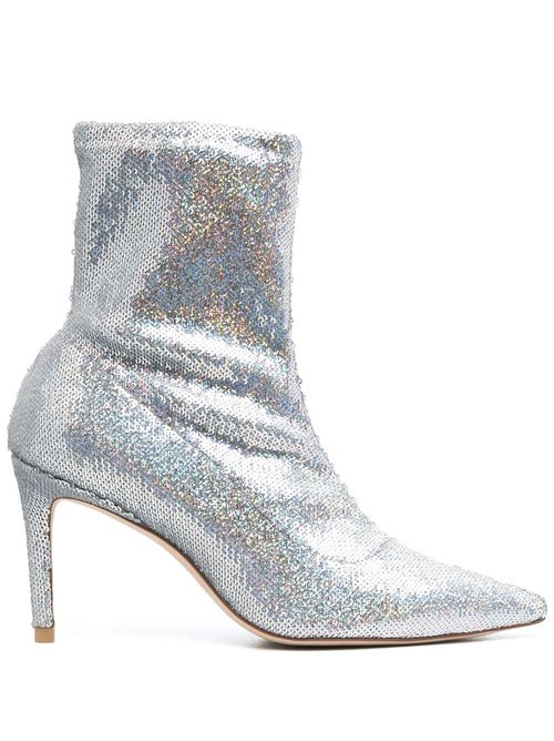 Holographic-effect 160mm boots - Grey