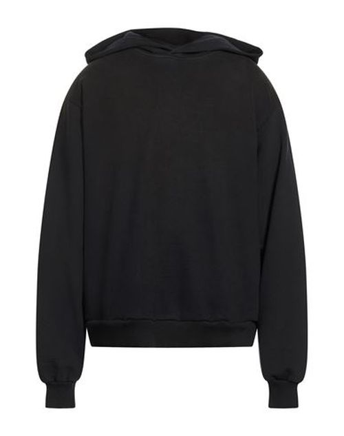 Man Sweatshirt Black Size S Cotton, Polyester