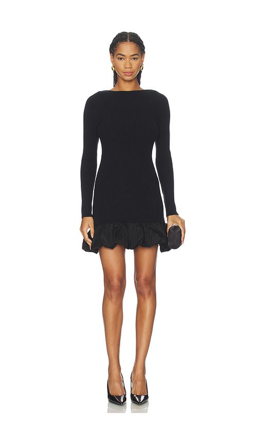 Astr the label minivestido carlene en color negro L también en M, S