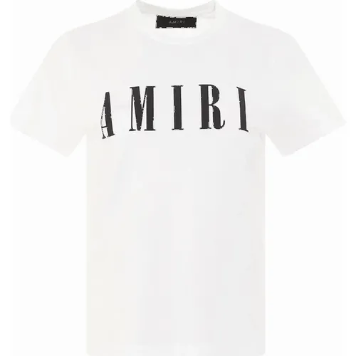 Women's Amiri Core Logo White T-Shirt - Size: 10/8