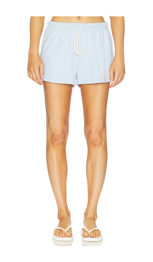 Perfectwhitetee French Terry Sweat Shorts in Baby Blue. S. Also in L, M
