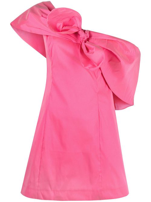 Luca bow-embellished minidress - Pink