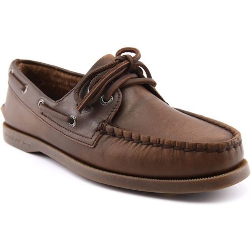 Sperry Authentic 2 Eye Boat Leather Women's Medium Brown Boat Shoe