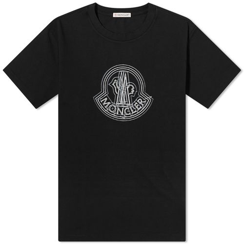 Men's Large Logo T-Shirt in Black, Size X-Small