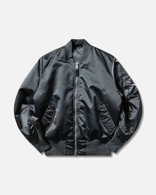 Men s MA-1 Base Flight Bomber Jacket Denim Blue