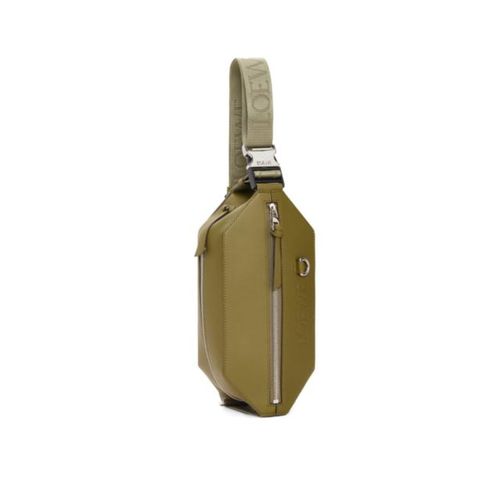 Calfskin Convertible Sling In Olive