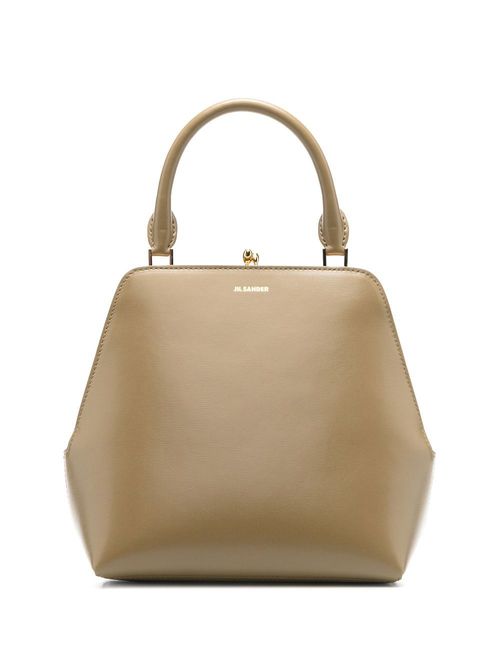 Logo-stamp tote bag - Green