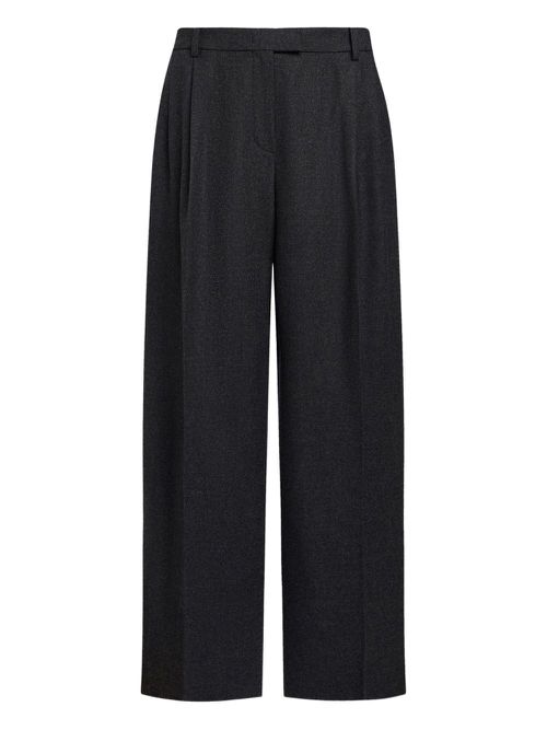 Wide-leg tailored trousers - Grey