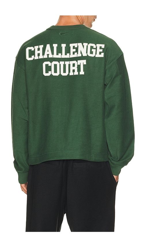 Nike Club Rules Fleece Crewneck Sweater in Green. - XL/1X also in L, M