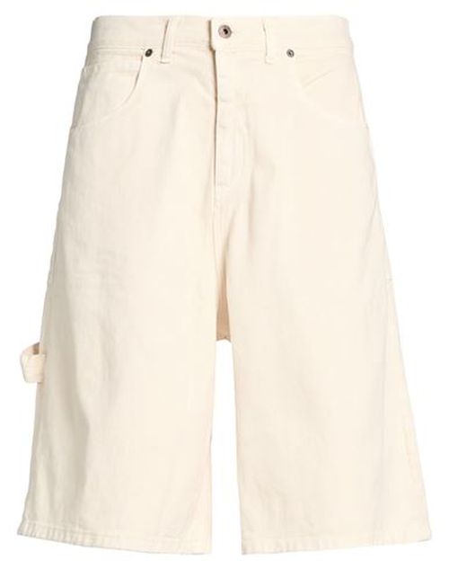 Man Denim shorts Cream Size 30 Cotton, Elastane