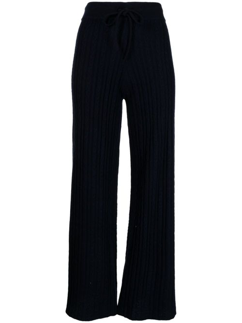 Clementine kniited flared trousers - Blue