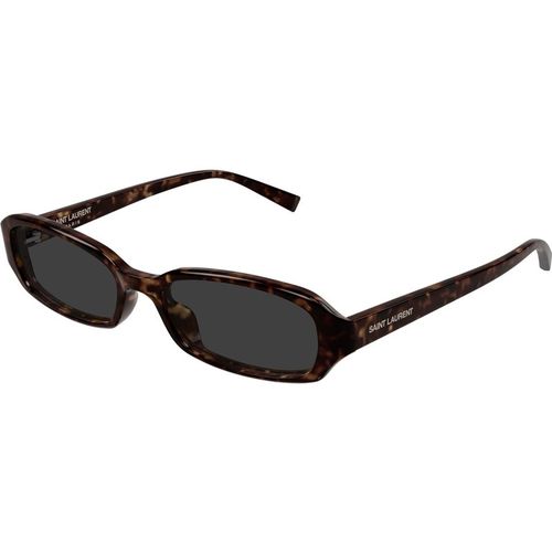 SAINT LAURENT Unisex SAINT LAURENT SL 872 ERIN 003 Sunglasses Acetate Havana Grey Round