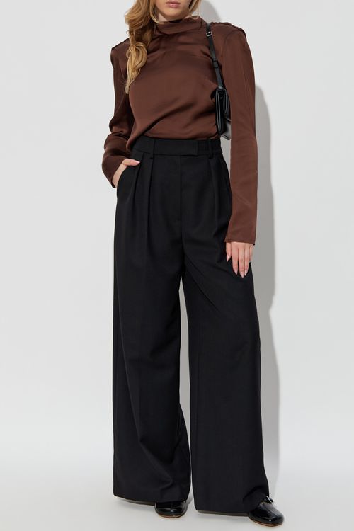 Top With Tie, Women's, Brown