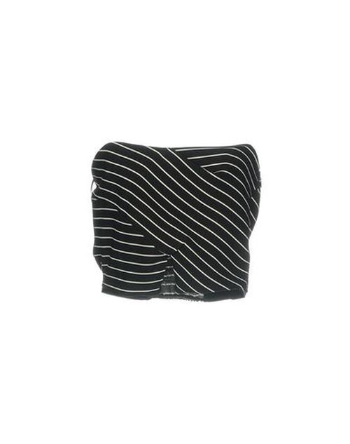 Woman Top Black Size 6 Polyester, Elastane
