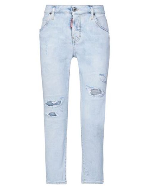 Woman Denim cropped Blue