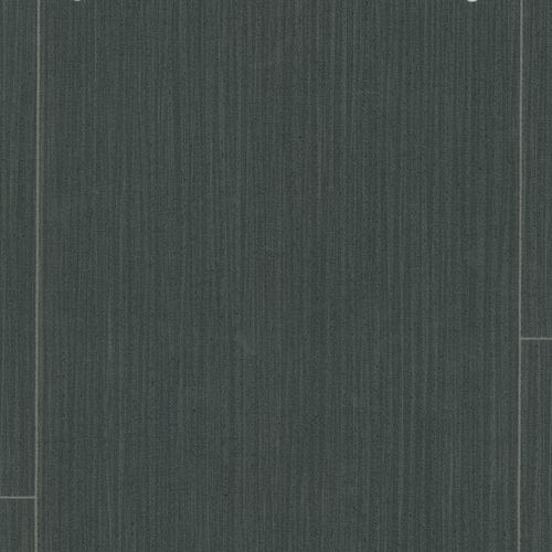 Black Tile Effect 2.8mm Cushion Backed Vinyl Flooring Sheet-4mX4m