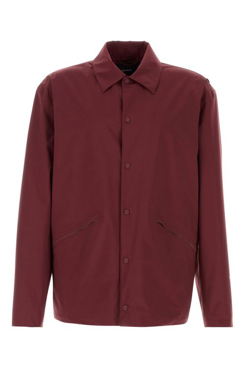 Burgundy nylon jacket