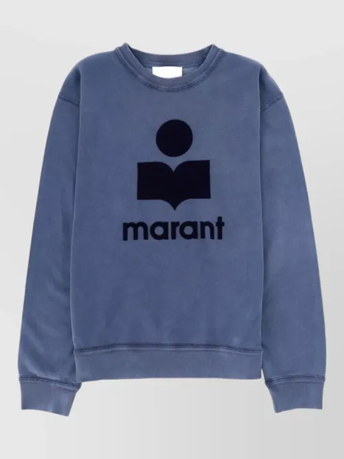 Isabel Marant - mikoy logo crew neck knit sweatshirt