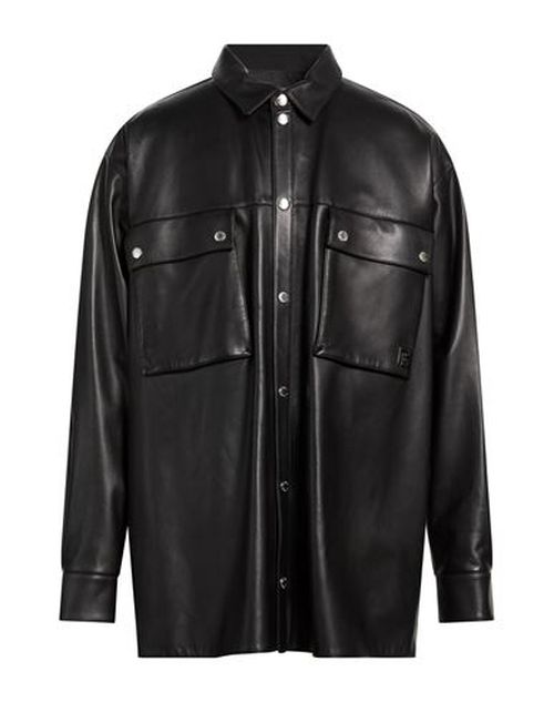 Man Jacket Black Size 15 ¾ Lambskin